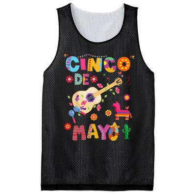 Cinco De Mayo Mexican Fiesta 5 De Mayo Mesh Reversible Basketball Jersey Tank