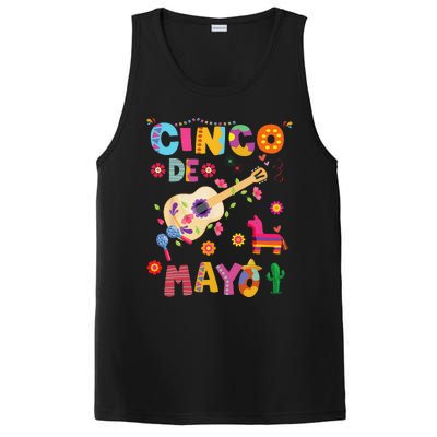 Cinco De Mayo Mexican Fiesta 5 De Mayo PosiCharge Competitor Tank