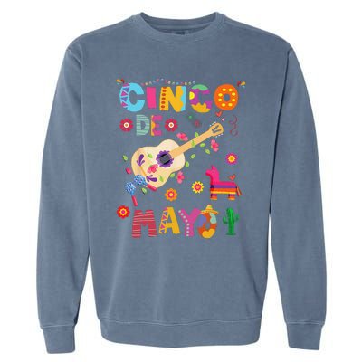 Cinco De Mayo Mexican Fiesta 5 De Mayo Garment-Dyed Sweatshirt