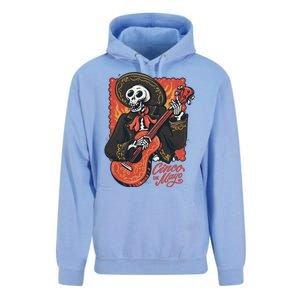 Cinco De Mayo Skeleton Guitar Unisex Surf Hoodie