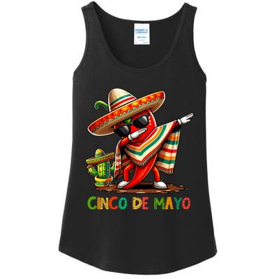 Cinco De Mayo For Mexican Fiesta Chili Ladies Essential Tank