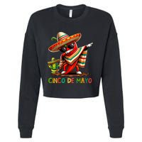 Cinco De Mayo For Mexican Fiesta Chili Cropped Pullover Crew