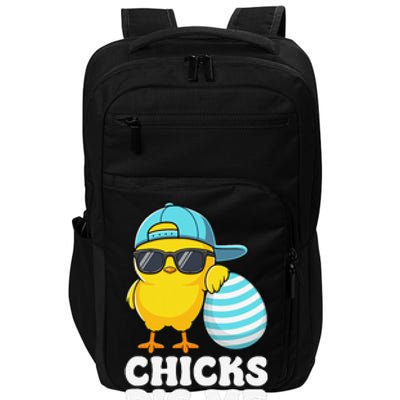 Chicks Dig Me Easter Happy Easter Funny Impact Tech Backpack