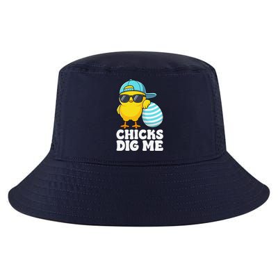 Chicks Dig Me Easter Happy Easter Funny Cool Comfort Performance Bucket Hat