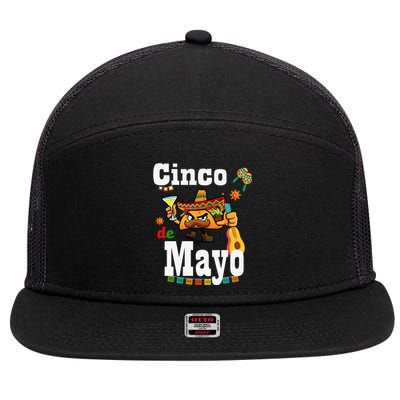 CINCO de MAYO fiesta Mexican victory day may the 5th 7 Panel Mesh Trucker Snapback Hat