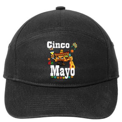 CINCO de MAYO fiesta Mexican victory day may the 5th 7-Panel Snapback Hat