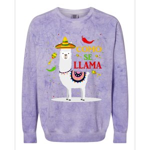 Cinco De Mayo Colorblast Crewneck Sweatshirt