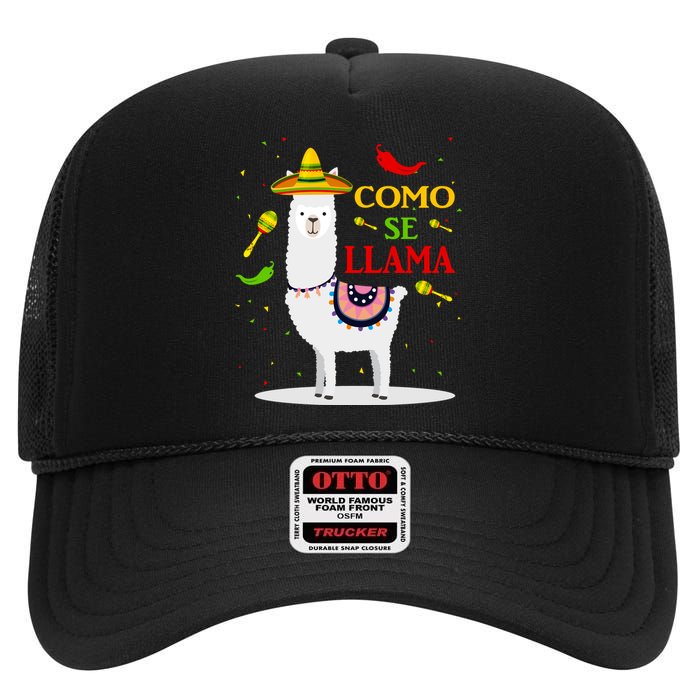 Cinco De Mayo High Crown Mesh Back Trucker Hat