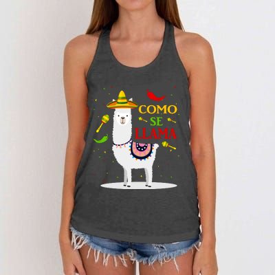 Cinco De Mayo Women's Knotted Racerback Tank