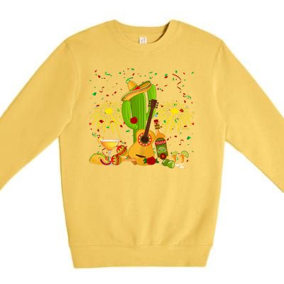 Cinco De Mayo Celebration Premium Crewneck Sweatshirt