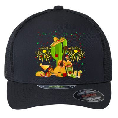 Cinco De Mayo Celebration Flexfit Unipanel Trucker Cap