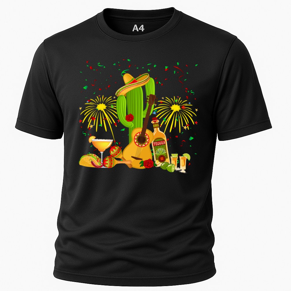 Cinco De Mayo Celebration Cooling Performance Crew T-Shirt