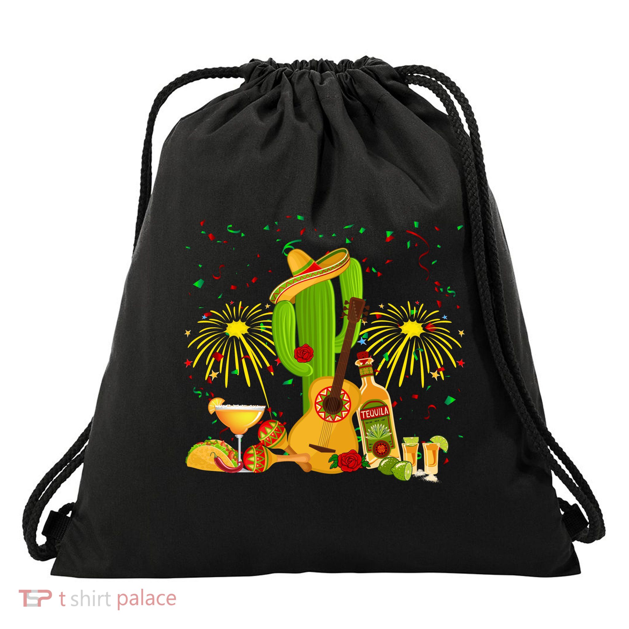 Cinco De Mayo Celebration Drawstring Bag