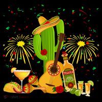 Cinco De Mayo Celebration Flatbill Hat