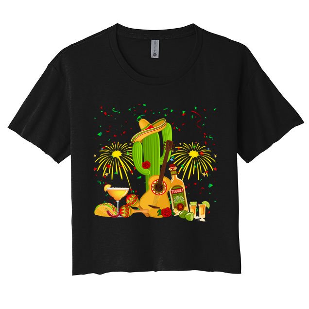 Cinco De Mayo Celebration Crop Top
