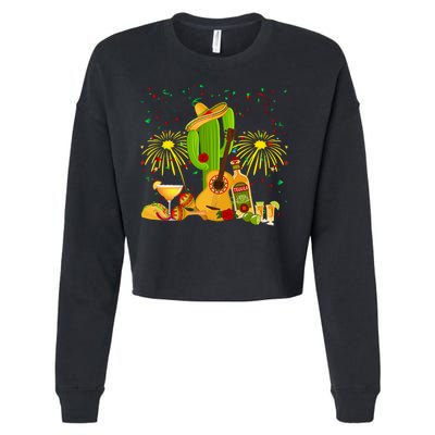 Cinco De Mayo Celebration Cropped Pullover Crew