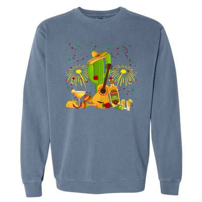 Cinco De Mayo Celebration Garment-Dyed Sweatshirt