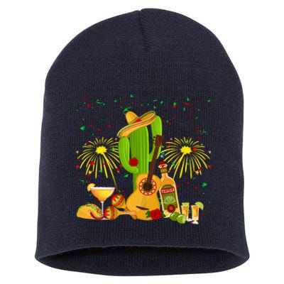 Cinco De Mayo Celebration Short Acrylic Beanie