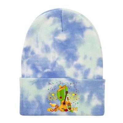 Cinco De Mayo Celebration Tie Dye 12in Knit Beanie