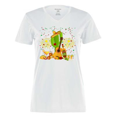 Cinco De Mayo Celebration Women's Momentum V-Neck T-Shirt