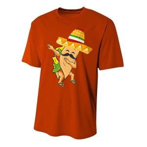 Cinco De Mayo Dabbing Taco Cinco De Mayo Design Performance Sprint T-Shirt