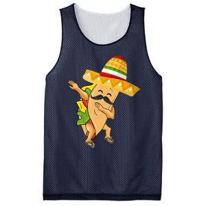 Cinco De Mayo Dabbing Taco Cinco De Mayo Design Mesh Reversible Basketball Jersey Tank