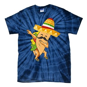 Cinco De Mayo Dabbing Taco Cinco De Mayo Design Tie-Dye T-Shirt