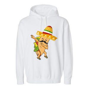 Cinco De Mayo Dabbing Taco Cinco De Mayo Design Garment-Dyed Fleece Hoodie