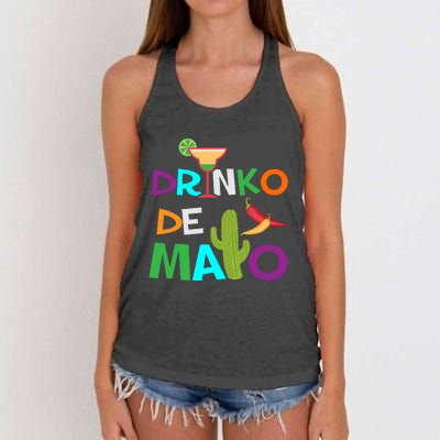 Cinco De Mayo Women's Knotted Racerback Tank