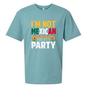 Cinco De Mayo Lets Fiesta I'm Not Mexican But Let's Party Sueded Cloud Jersey T-Shirt