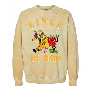 Cinco De Mayo for Wo Mexican Fiesta 5 De Mayo Colorblast Crewneck Sweatshirt