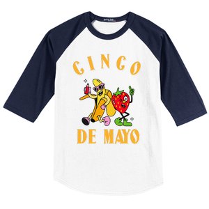 Cinco De Mayo for Wo Mexican Fiesta 5 De Mayo Baseball Sleeve Shirt