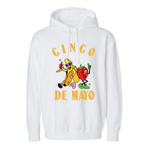 Cinco De Mayo for Wo Mexican Fiesta 5 De Mayo Garment-Dyed Fleece Hoodie