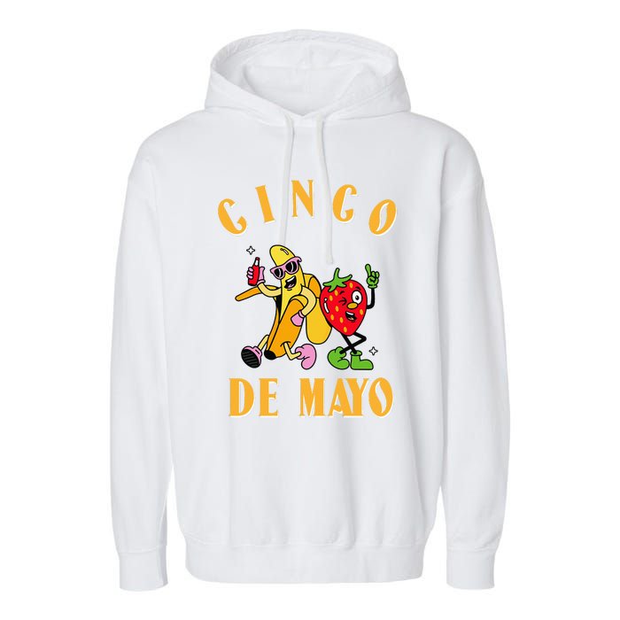 Cinco De Mayo for Wo Mexican Fiesta 5 De Mayo Garment-Dyed Fleece Hoodie