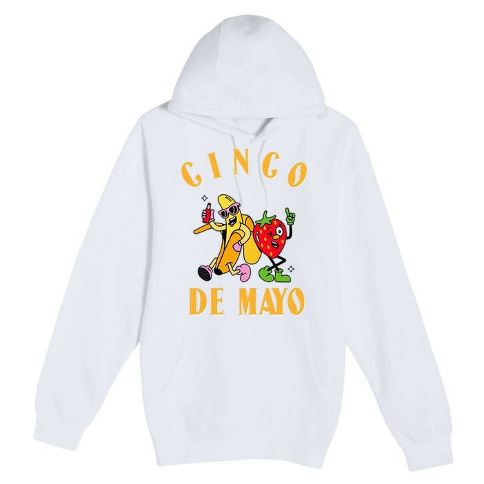 Cinco De Mayo for Wo Mexican Fiesta 5 De Mayo Premium Pullover Hoodie