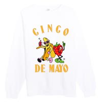 Cinco De Mayo for Wo Mexican Fiesta 5 De Mayo Premium Crewneck Sweatshirt