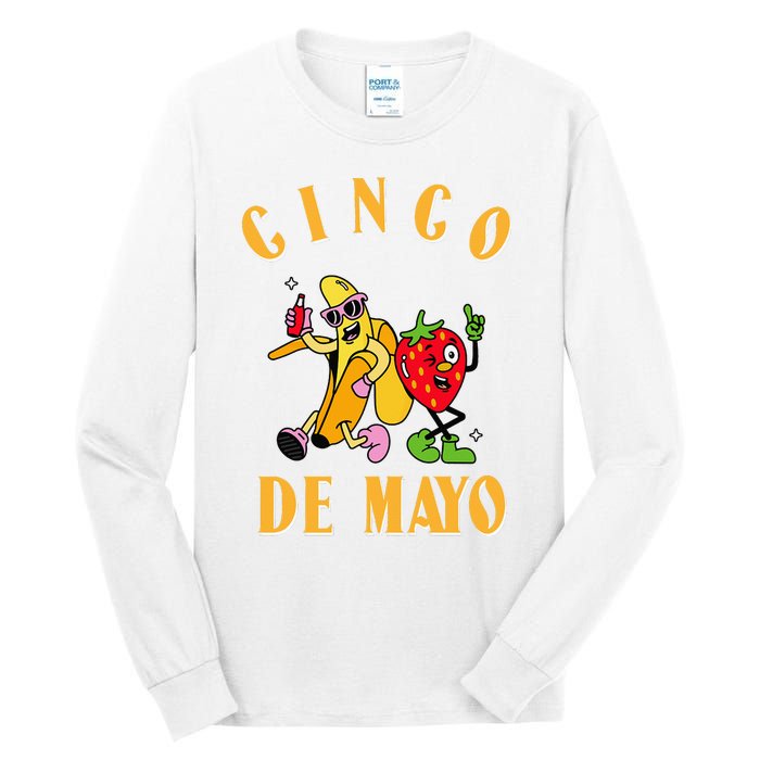 Cinco De Mayo for Wo Mexican Fiesta 5 De Mayo Tall Long Sleeve T-Shirt