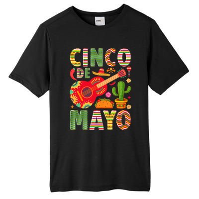 Cinco De Mayo Lets Fiesta Squad 5 De Mayo Mexican Fiesta Tall Fusion ChromaSoft Performance T-Shirt