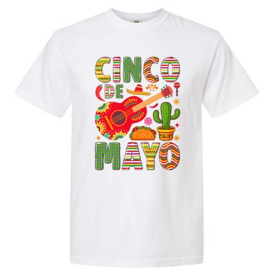 Cinco De Mayo Lets Fiesta Squad 5 De Mayo Mexican Fiesta Garment-Dyed Heavyweight T-Shirt