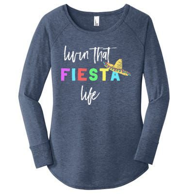 Cinco De Mayo Fiesta Life Design For Teachers And Women's Perfect Tri Tunic Long Sleeve Shirt