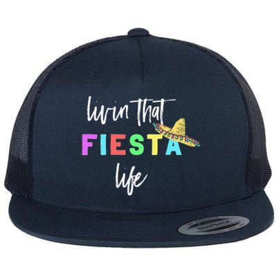 Cinco De Mayo Fiesta Life Design For Teachers And Flat Bill Trucker Hat