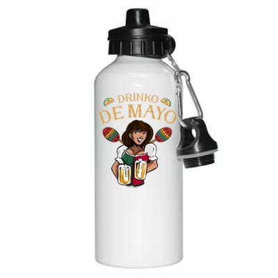 Cinco De Mayo Costume Maracas Cinco De O De Mayo Gift Aluminum Water Bottle