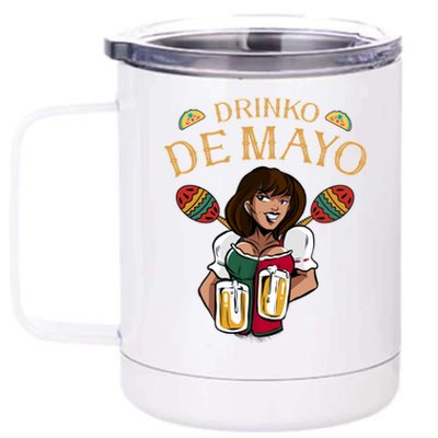 Cinco De Mayo Costume Maracas Cinco De O De Mayo Gift 12 oz Stainless Steel Tumbler Cup