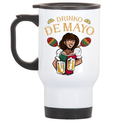 Cinco De Mayo Costume Maracas Cinco De O De Mayo Gift Stainless Steel Travel Mug