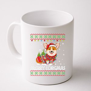 Corgi Dog Merry Corgmas Santa Corgi Ugly Christmas Sweater Long Sleeve Coffee Mug