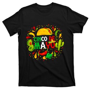 Cinco De Mayo Party Mexican Taco Fiesta Cinco De Mayo T-Shirt