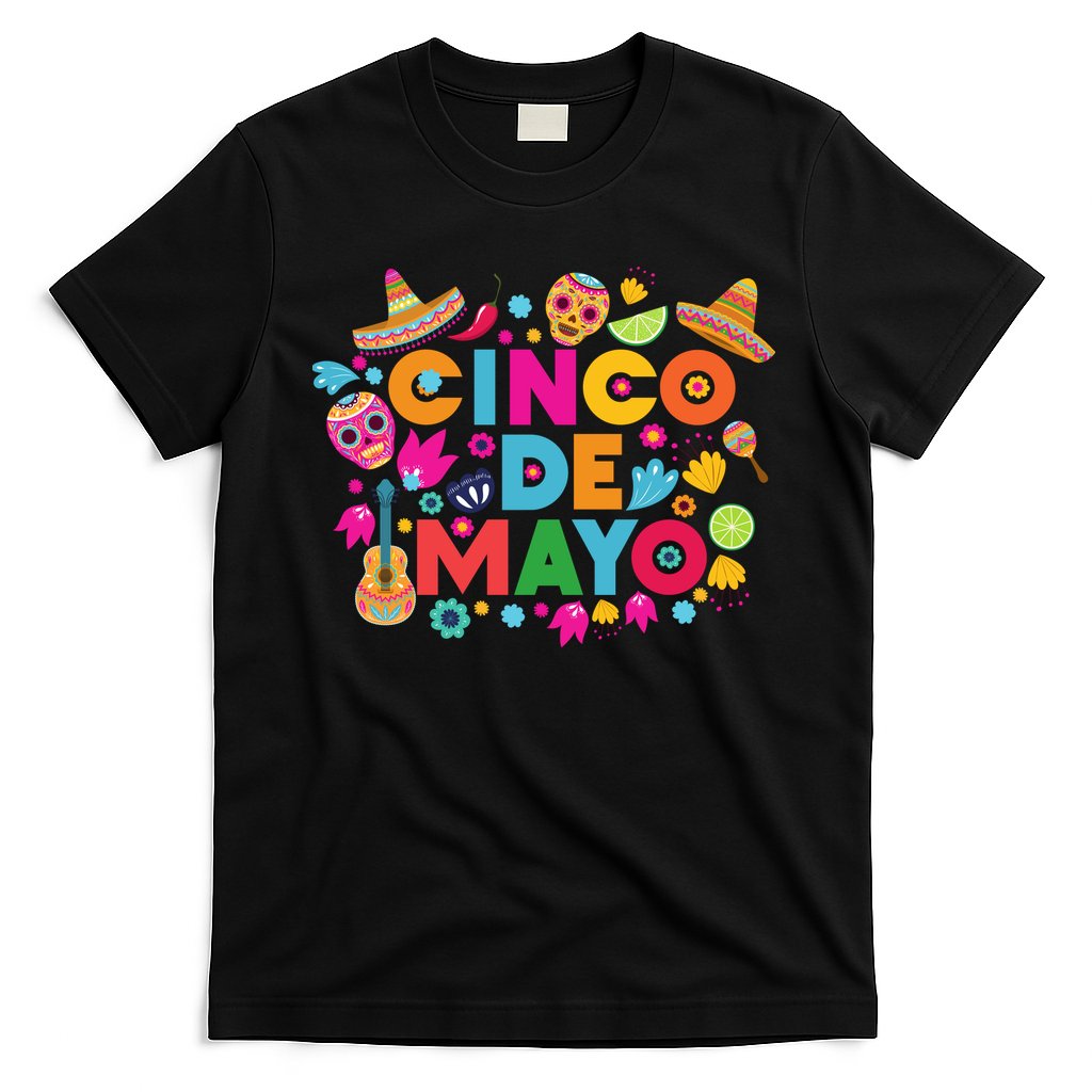 Cinco De Mayo Colorful Celebration Fiesta T-Shirt