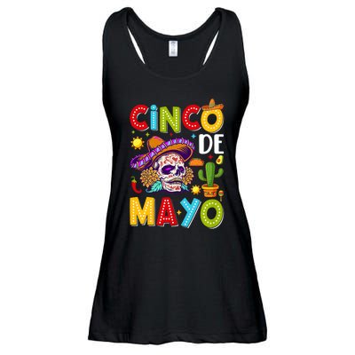 Cinco De Mayo Mexican Fiesta 5 De Mayo For Mexican Ladies Essential Flowy Tank