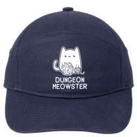 Cat Dungeon Meowster Cat 7-Panel Snapback Hat