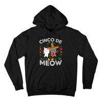 Cinco De Meow Mexican Kawaii Cat Kitten Hoodie